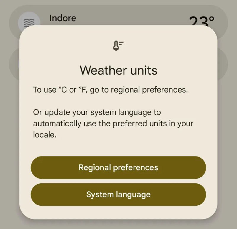 Android 16 引入区域偏好设置Android 16 引入了一个新功能，允许用户独立设置语言和地区偏好，而无需更改系统语言