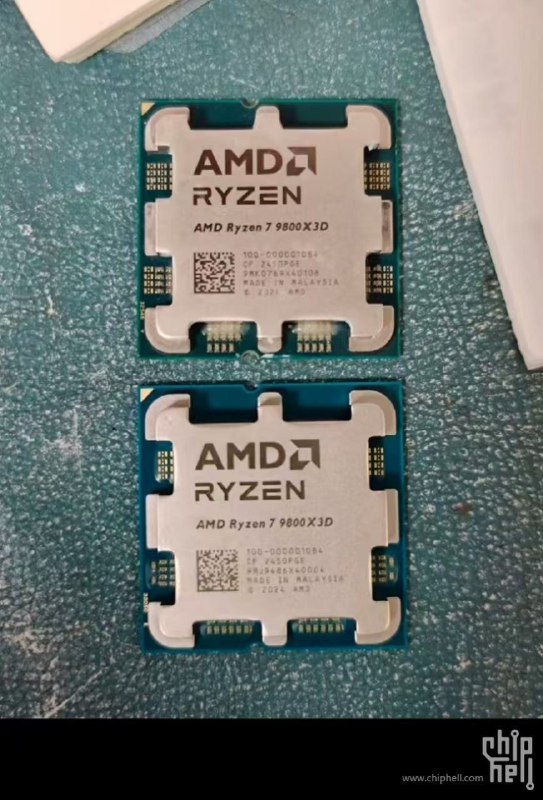 AMD Ryzen 7 9800X3D假货泛滥，二手交易风险激增近期，国内二手市场频繁出现AMD Ryzen 7 9800X3D处理器“换盖假货”，消费者损失严重