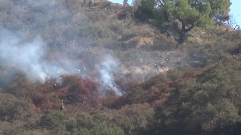 美国加州洛杉矶北部爆发新山火当地时间2025年1月22日，美国加州洛杉矶北部爆发新山火“休斯山火”，火势在强风推动下迅速蔓延，两小时内过火面积达3400英亩