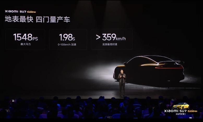 小米SU7 Ultra发布：定价52.99万元，10分钟预定破6900台2月27日晚间，小米正式发布小米SU7 Ultra，定价52.99万元，较去年81.49万元的预售价大幅降低